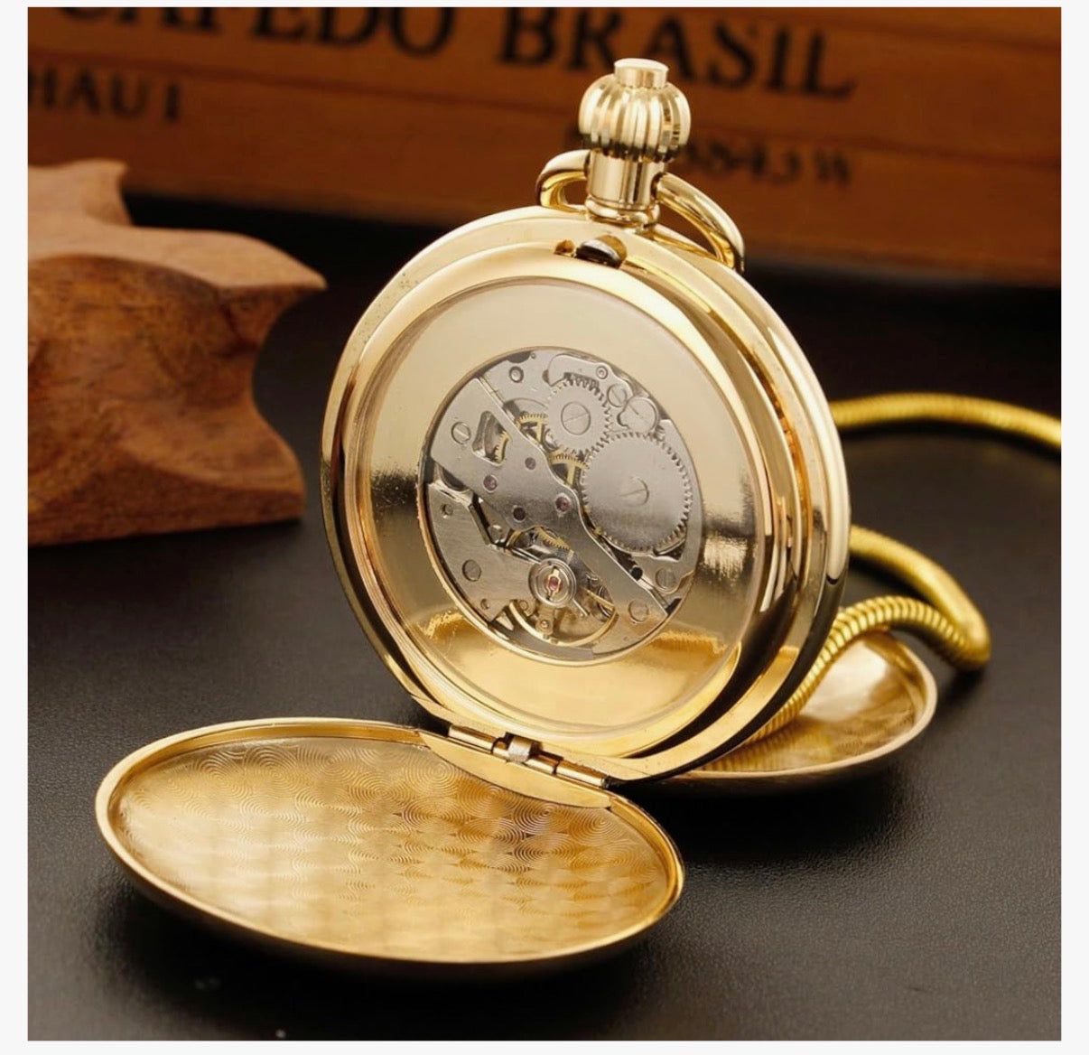 Personalized Gold Heirloom Pocket Watch
