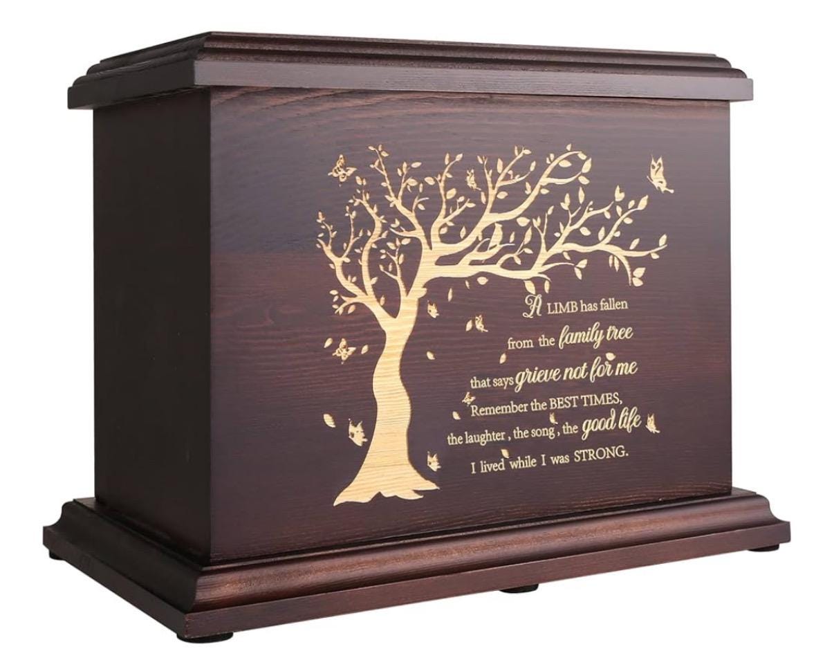 Urna fúnebre personalizada