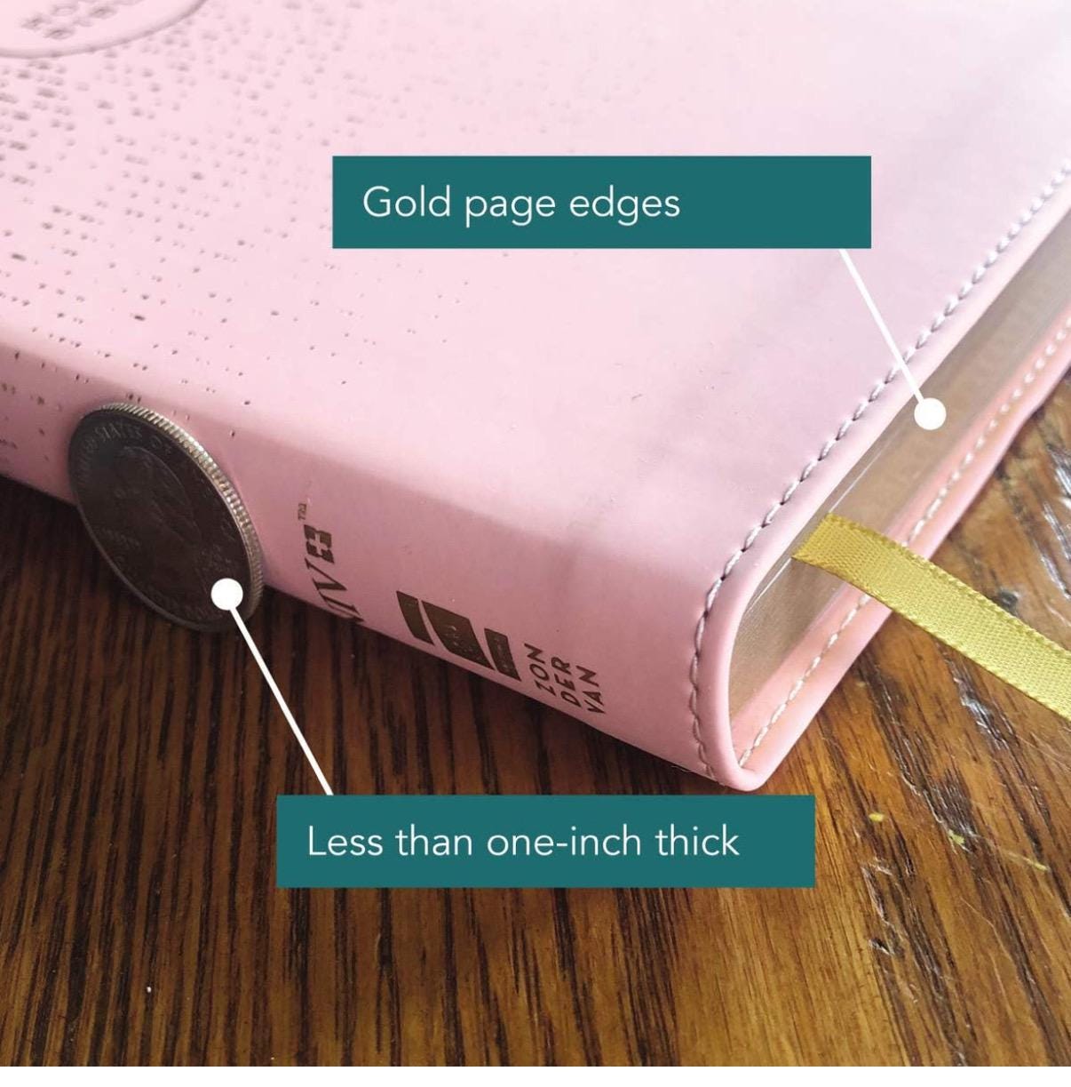 Personalized NIV Teen Bible - Pink Thinline, Comfort Print