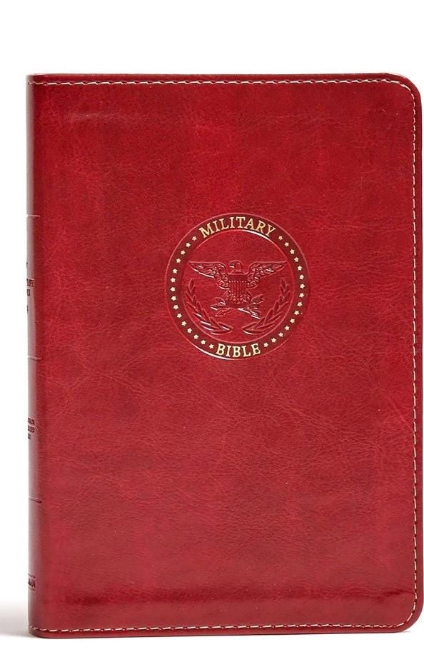 Personalized CSB Military Bible - Branch Specific Gift Box