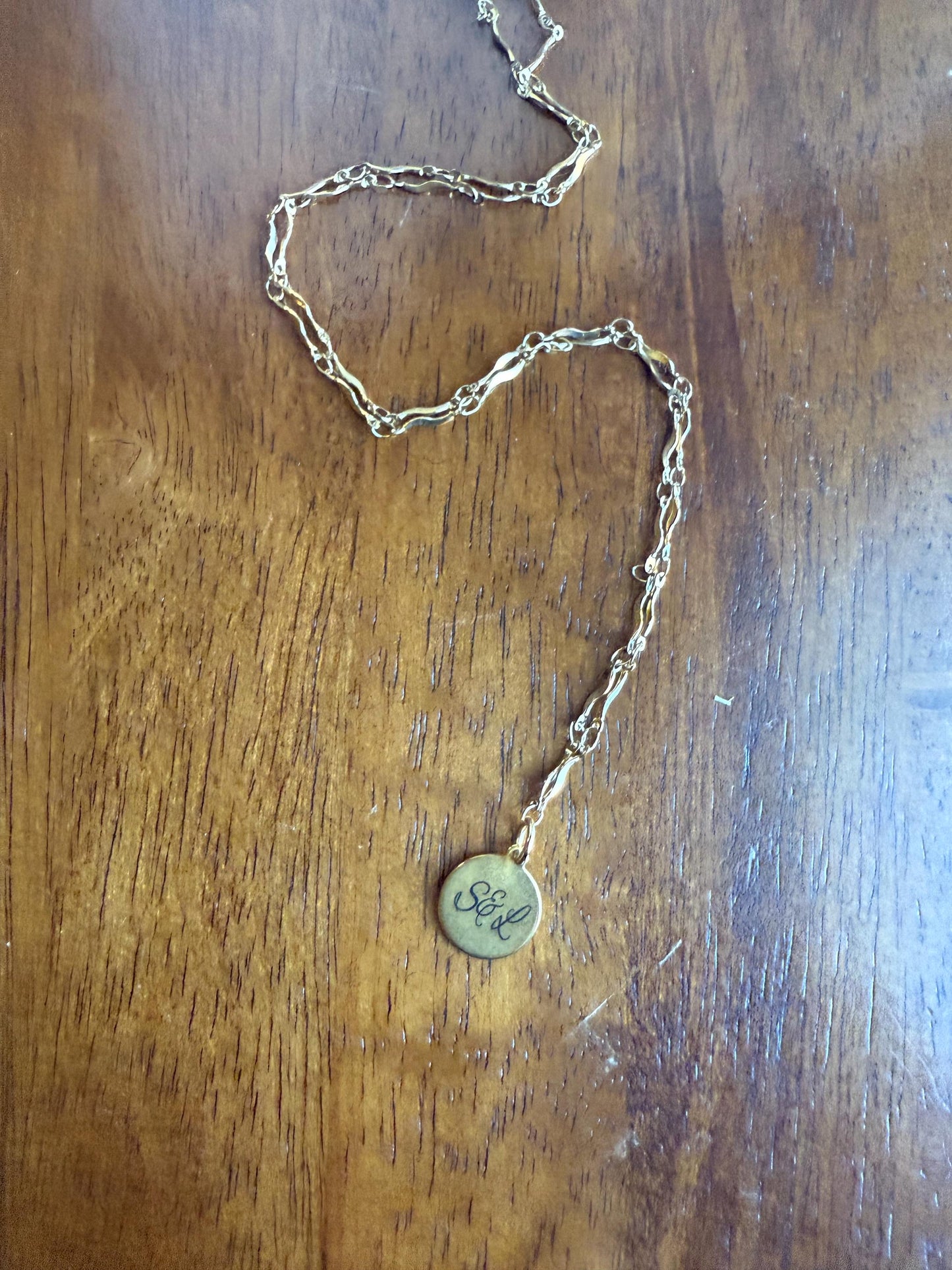 Personalized Charm Pendant Necklace