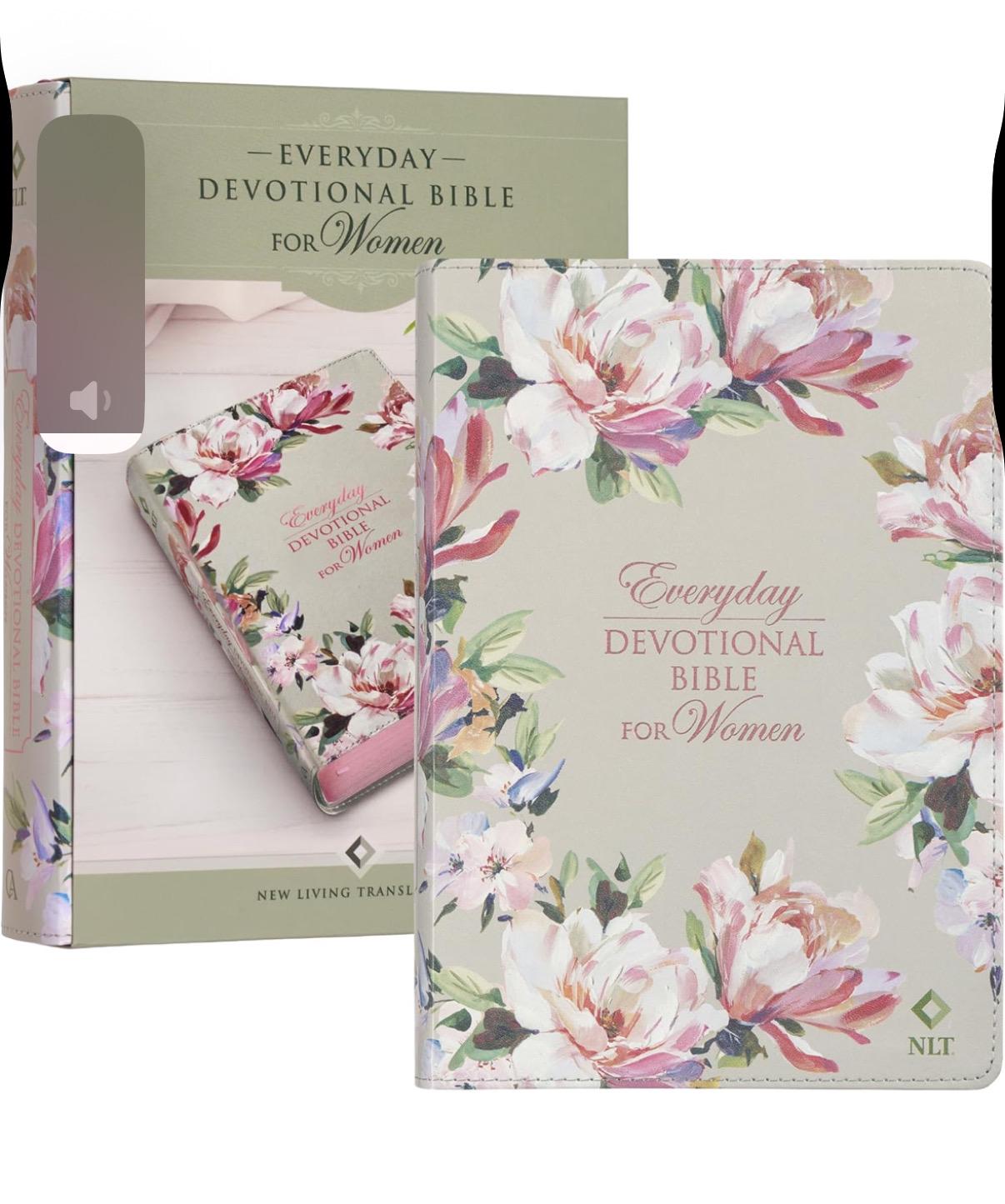 Biblia Sagrada NLT Personalizada, Diseño Floral, Biblia Devocional para Mujeres