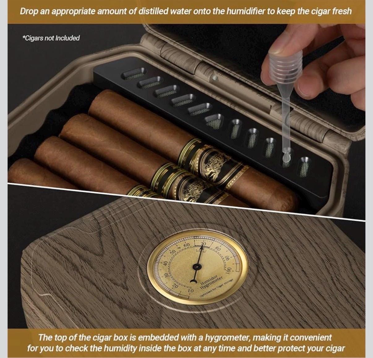 Cigar case no lighter , sale item