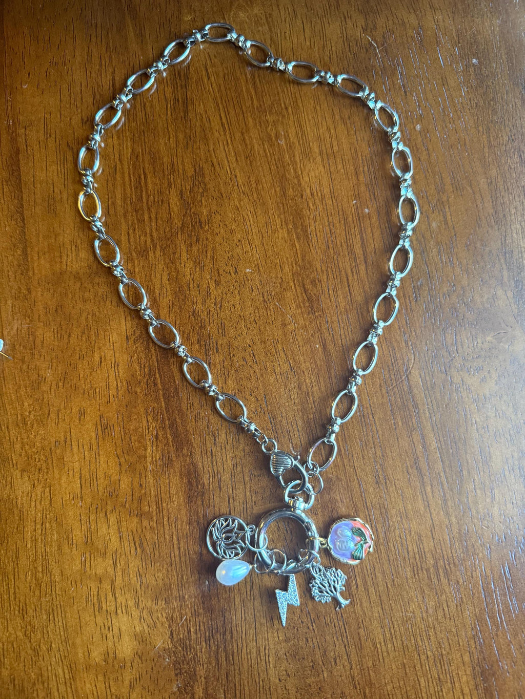Carabiner  charm pendant Necklace