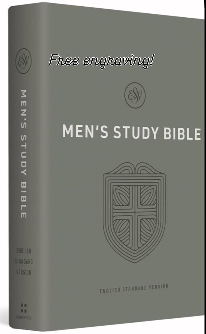 Biblia de Estudio ESV para hombres, personalizada, ESV Men's Study Bible (Tapa dura): Santa Biblia, Versión Estándar Inglesa