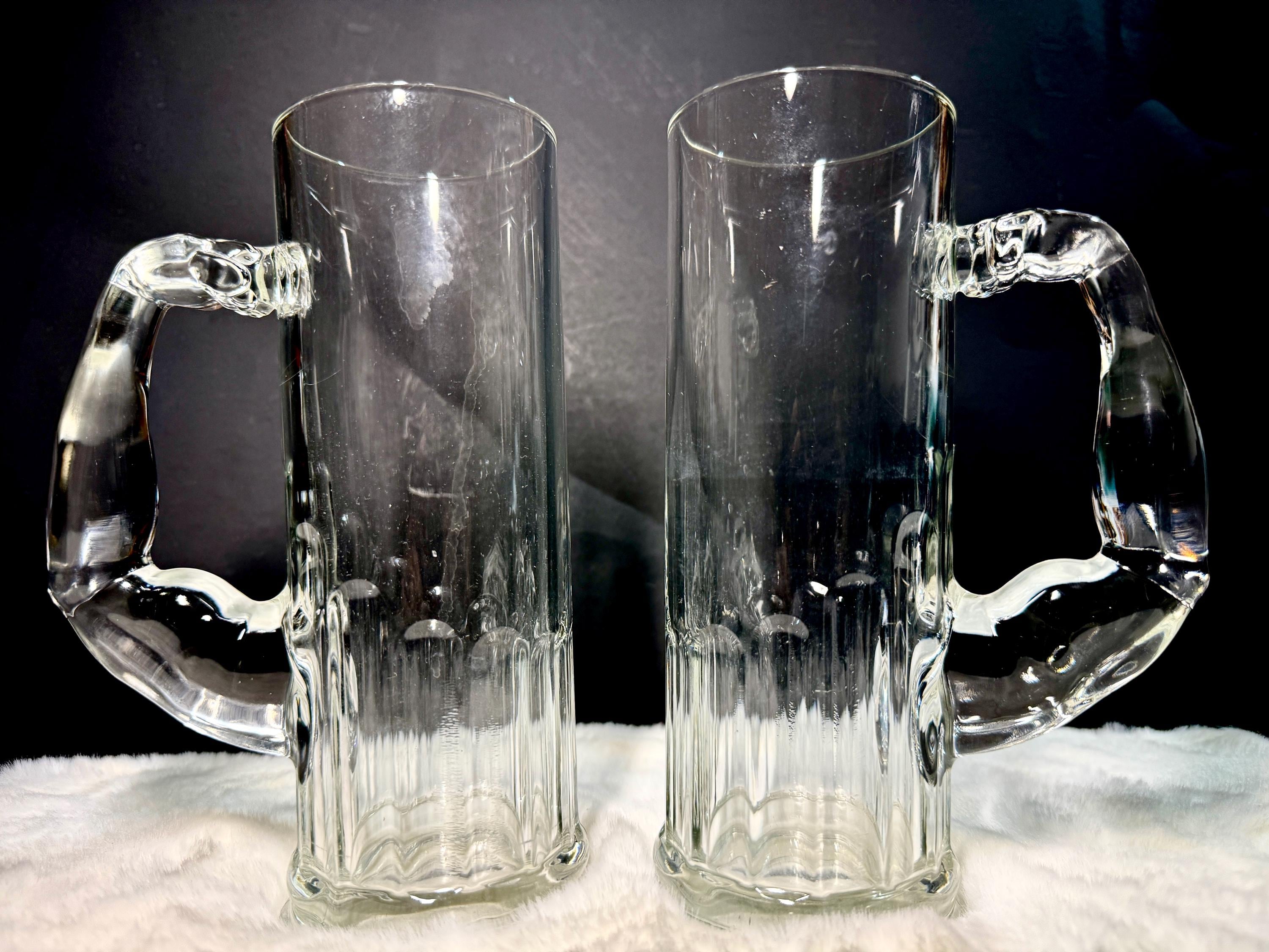 Personalized Vintage Beer Mug - Custom Engraved Glass Stein