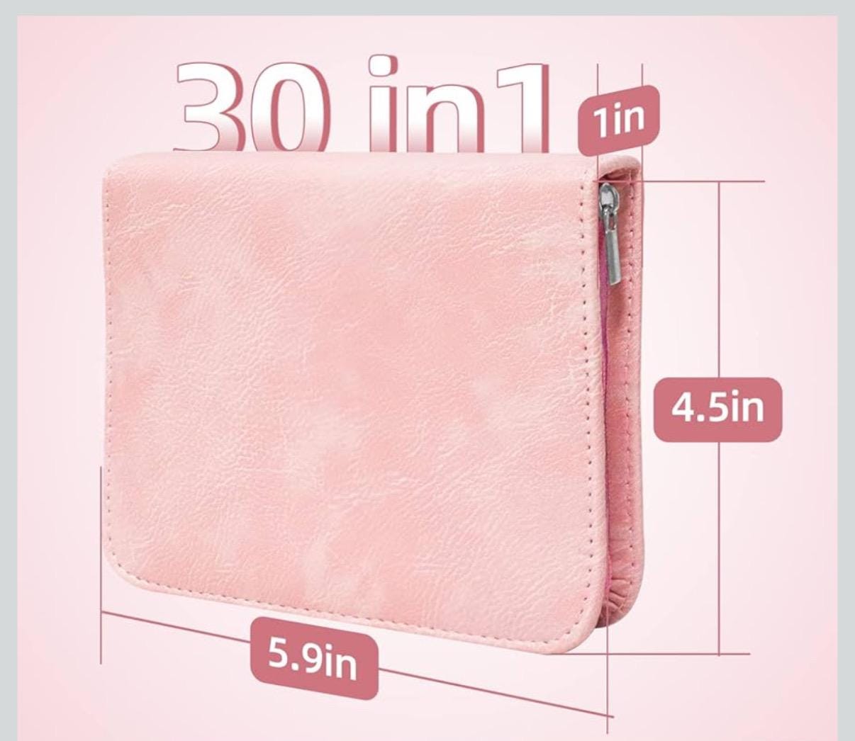 Personalized 30pc Manicure set, Bridemaids gifts