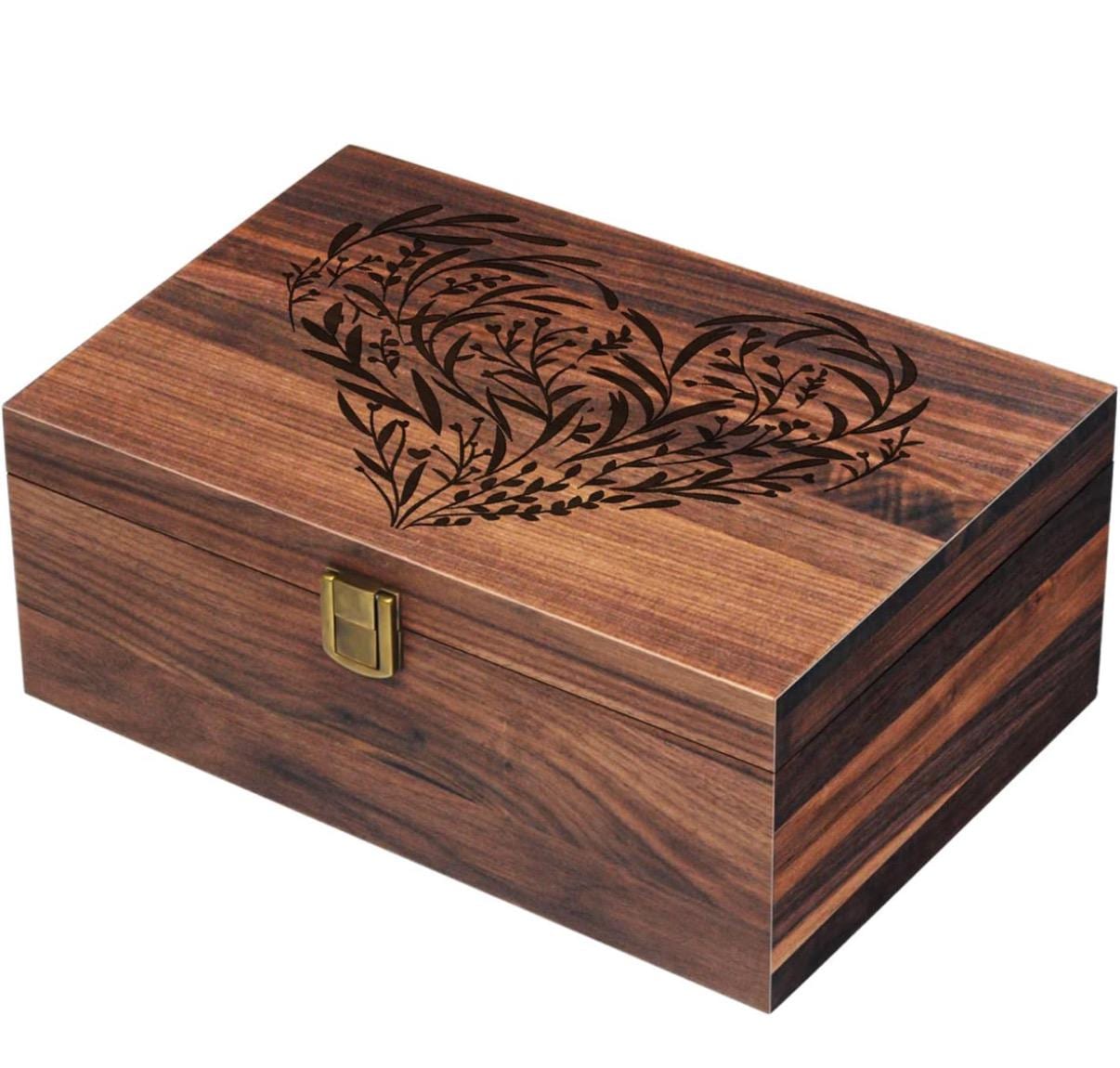 Personalized Wooden Memory storage box
