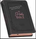 Personalized KJV, Deluxe Gift Bible, Leathersoft, Gray, Red Letter, Comfort Print Holy Bible, New King James Version