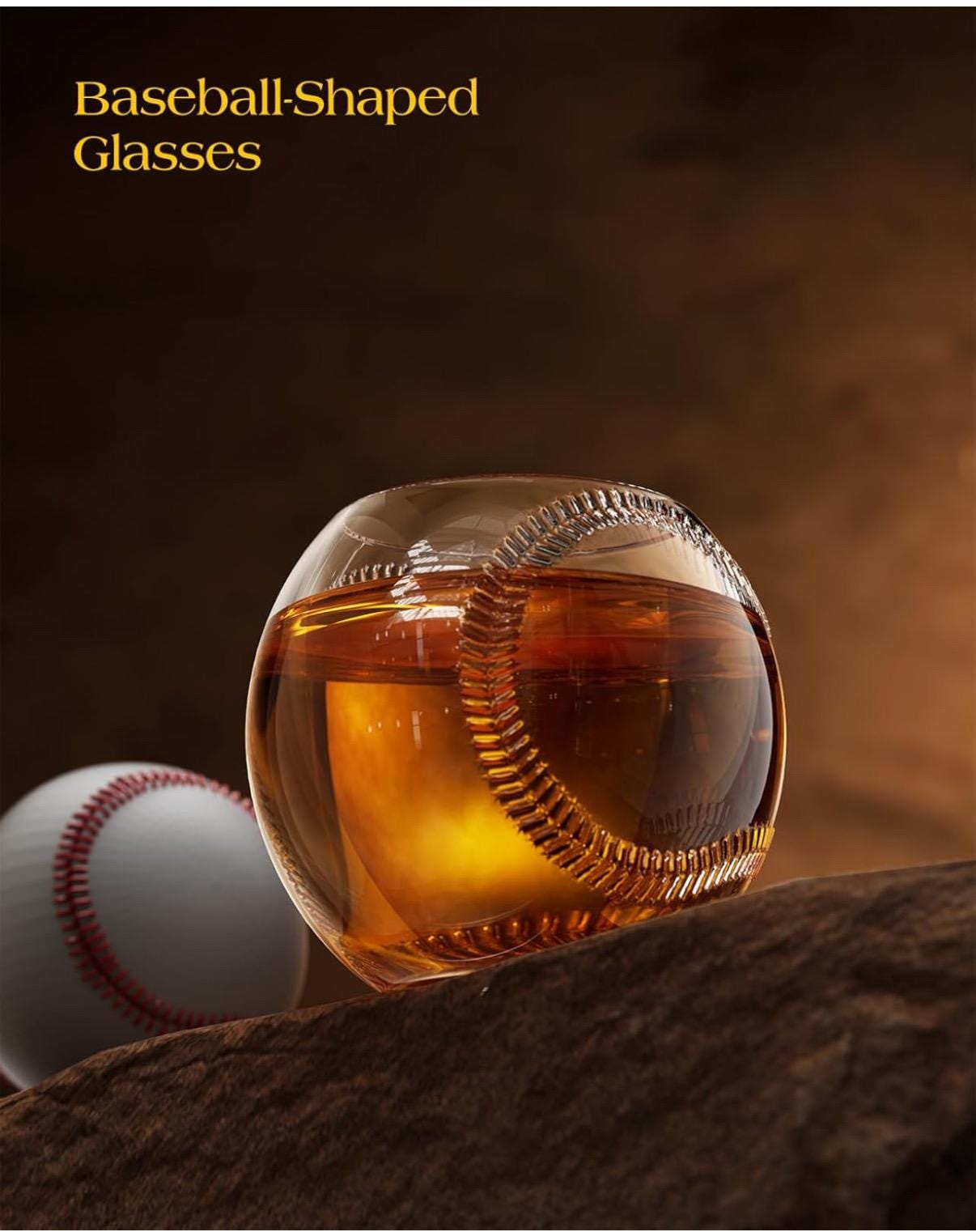 Juego de decantador de bate de béisbol personalizado - Set de regalo de 3 piezas