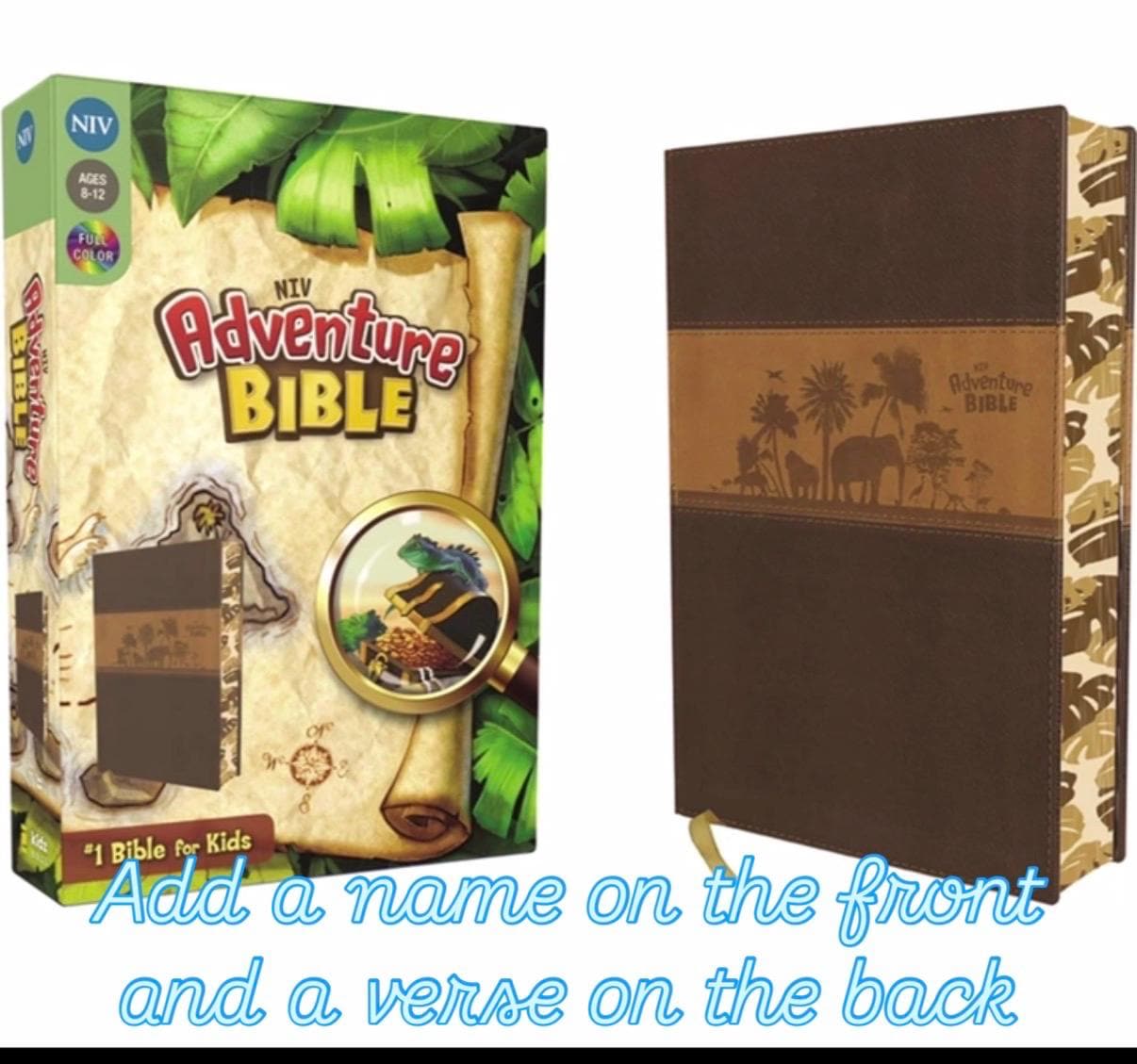 Personalized NIV Adventure Bible for Kids - Full-Color, Interactive