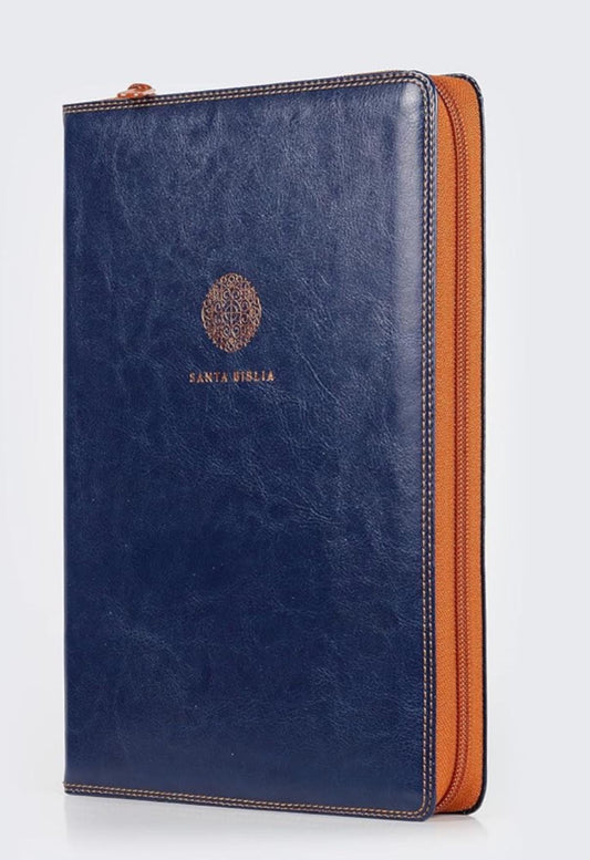 Personalized RVR60 Santa Biblia, Leathersoft Spanish Bible, Super Giant Print