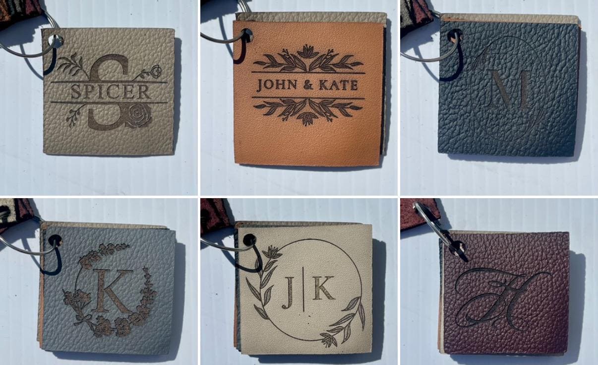 Personalized  Leather Mens Trifold Wallet