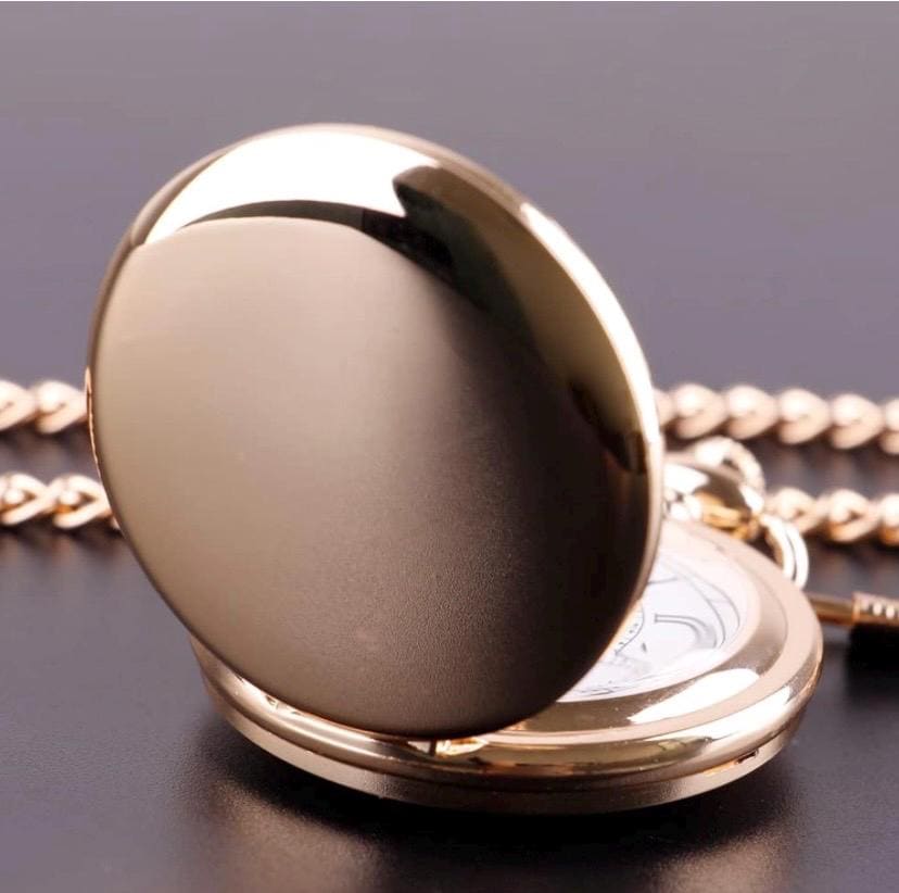 Rose Gold Personalized Pocket Watch