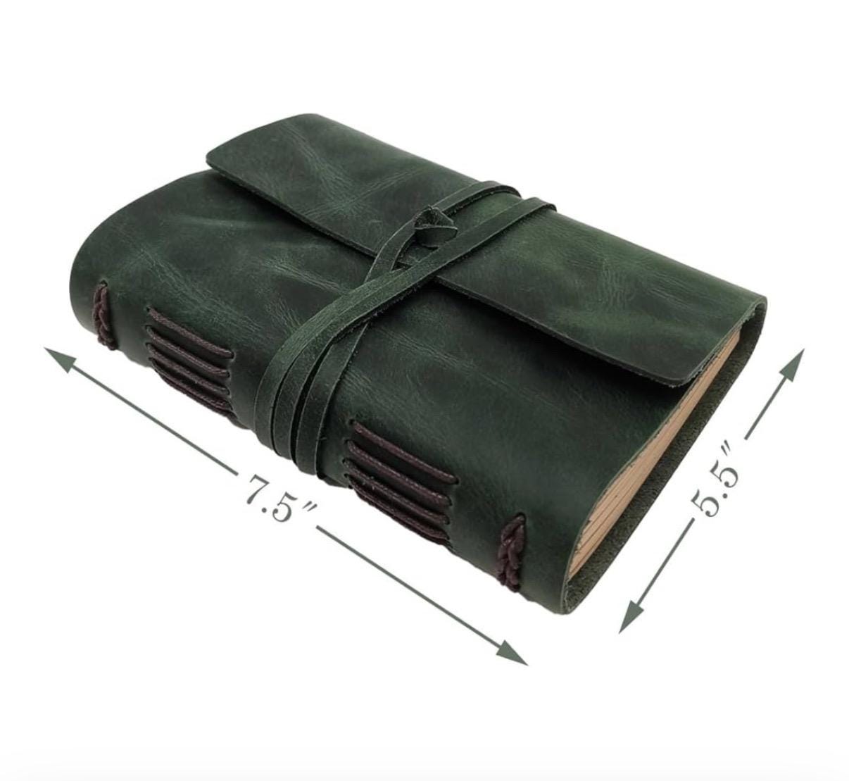 Personalized Leather Journal - A5 Vintage Travel Diary