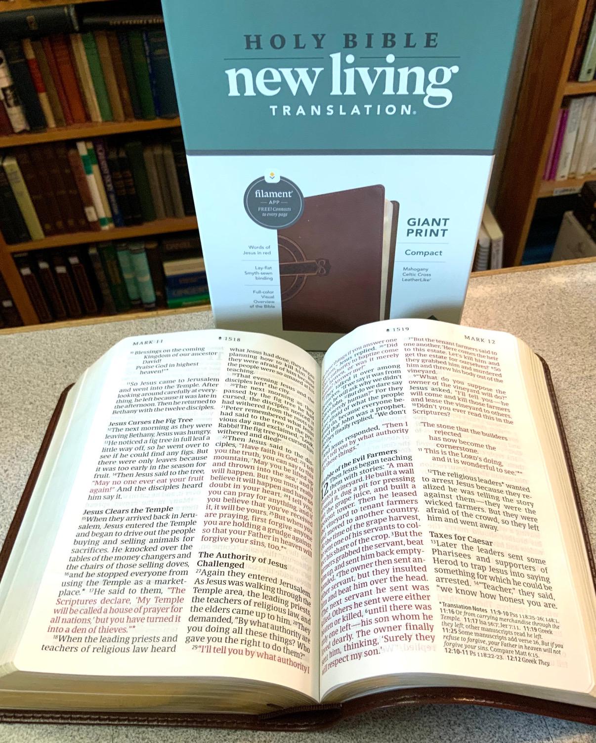 Giant Print New Living Translation Bible