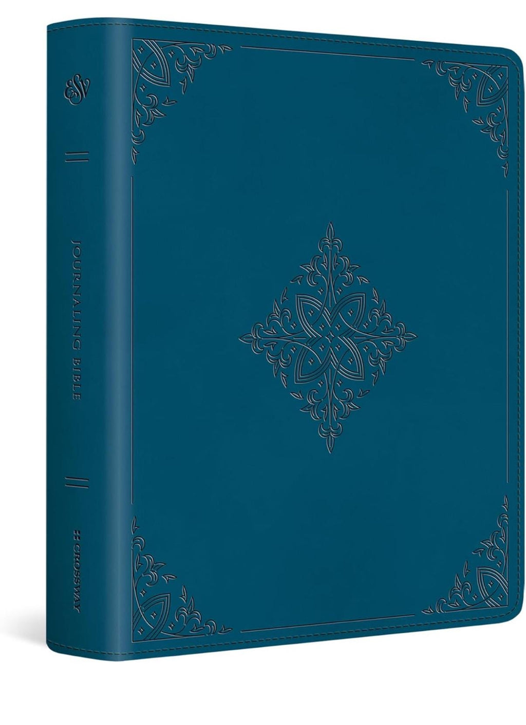 Personalized ESV Journaling Bible (TruTone, Deep Teal, Fleur-de-lis Design): Holy Bible, English Standard Version