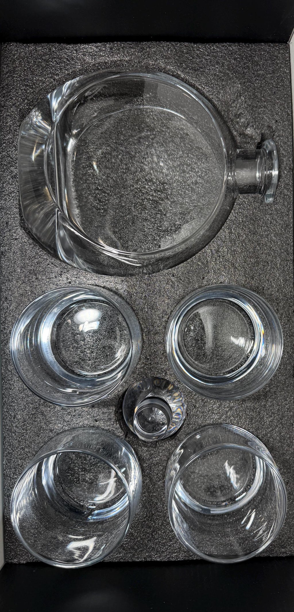 Juego de decantador de whisky de cristal personalizado – Decantador y vasos grabados