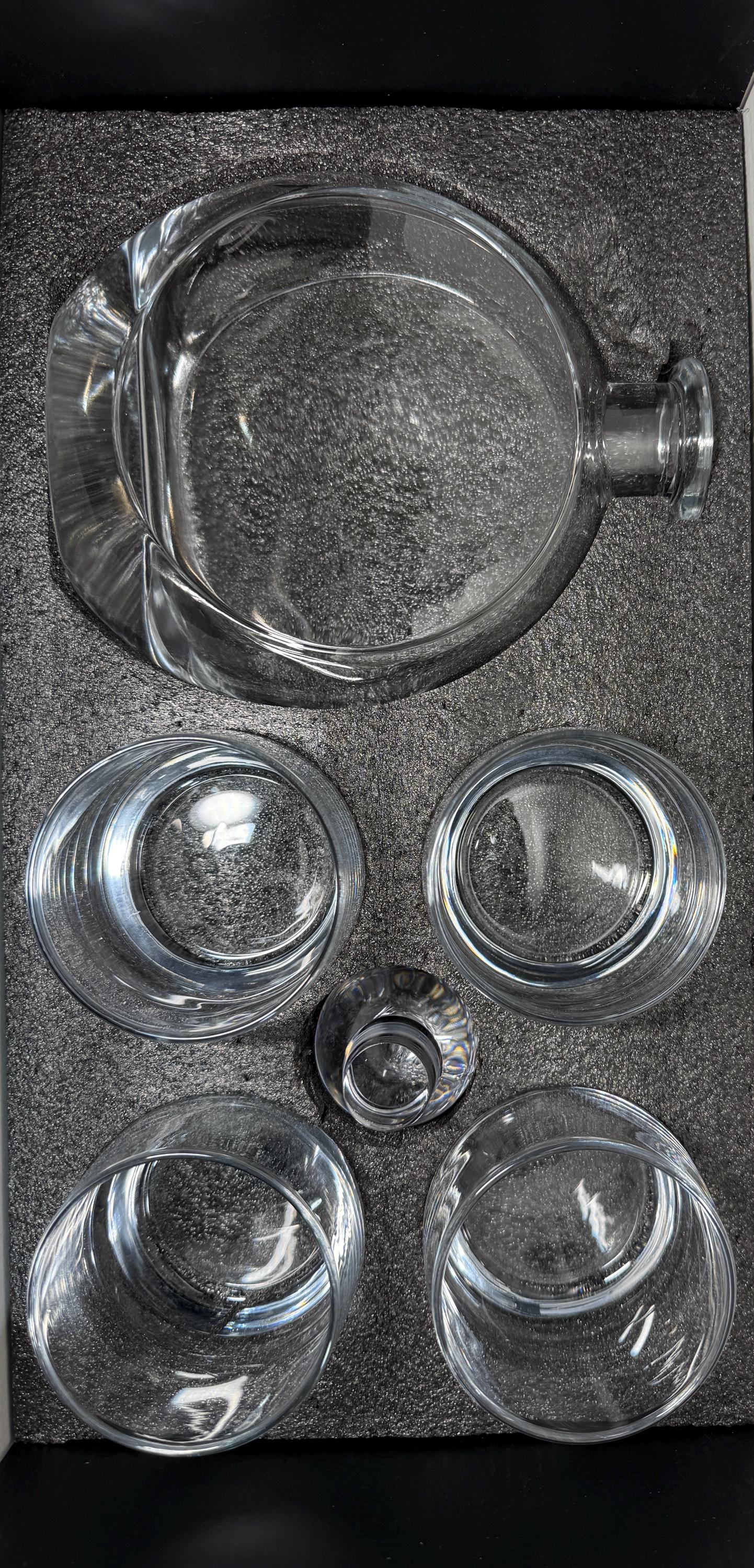 Juego de decantador de whisky de cristal personalizado – Decantador y vasos grabados