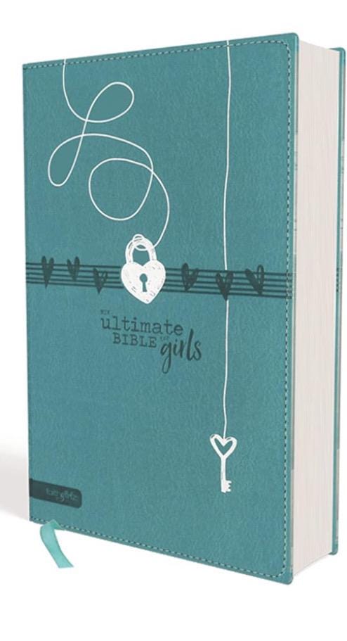 Personalized NIV, Ultimate Bible for Girls, Faithgirlz Edition, Leathersoft, Teal- Add her name and a verse