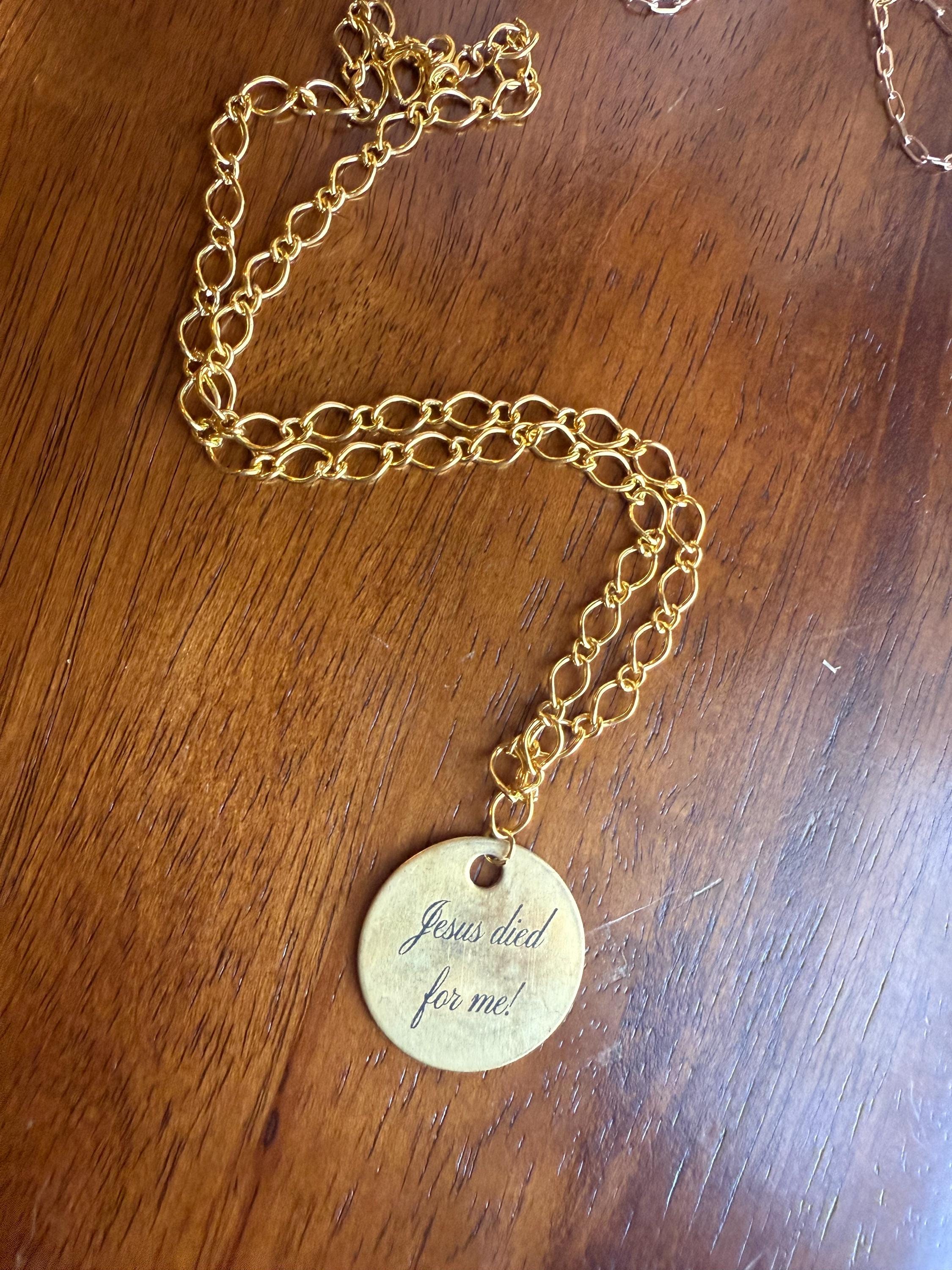 Personalized Round Pendant