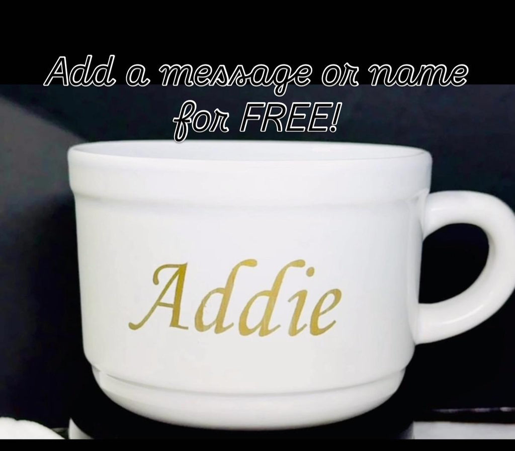 Personalized Large Coffee Mugs - Set of 2 Custom Engraved