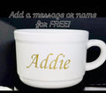 Personalized Large Coffee Mugs - Set of 2 Custom Engraved