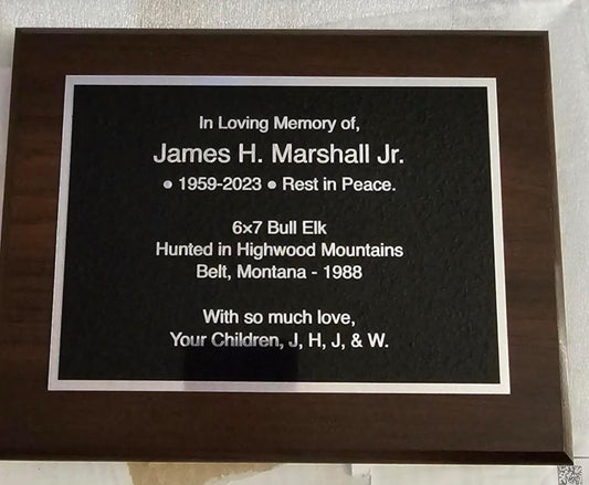 Recognition Plaque 8x10 - Personalized Award for Employee Appreciation - Thank You Gift for Achievement - Customize Now!