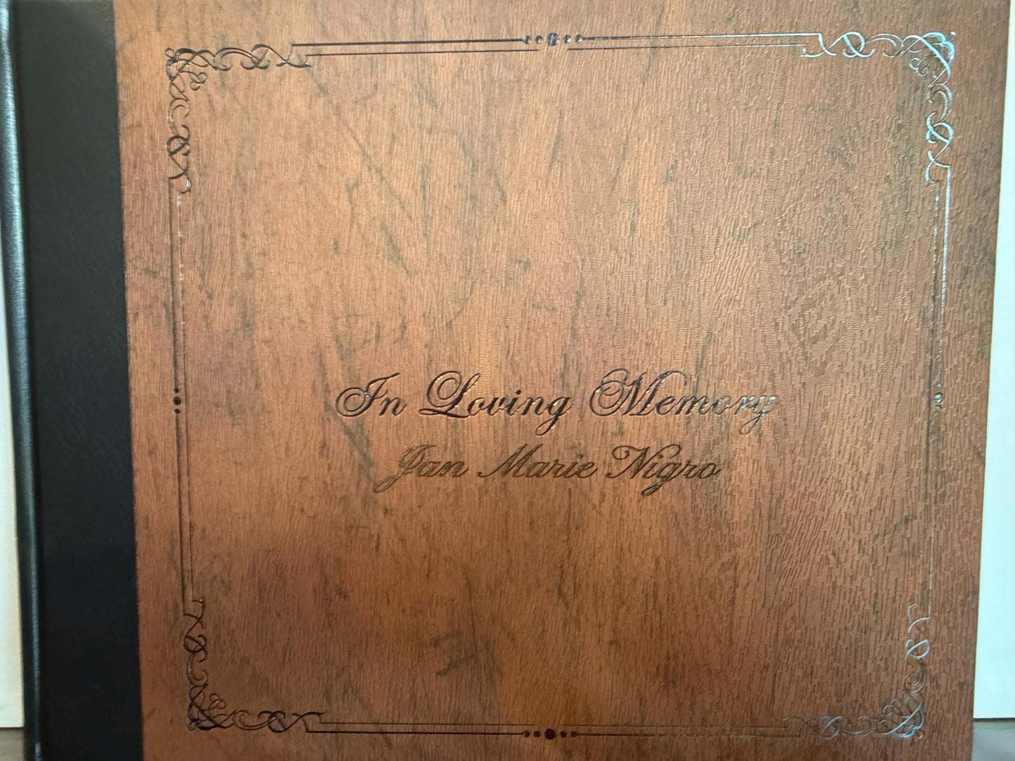 Personalized Funeral Guest Book for Memorial Service,Celebration of Life Guest Book for Funeral, 144 Pages 8x10