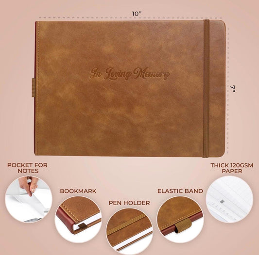 Personalized Funeral Guestbook