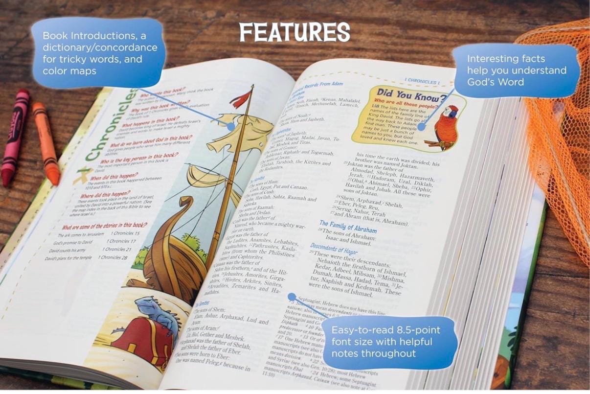 Personalized NIV Adventure Bible for Kids - Full-Color, Interactive
