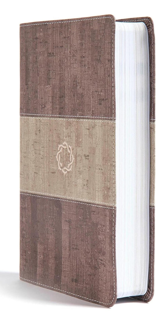 Teen Bible, Study Bible for teens, Essential Teen Study Bible, Weathered Gray Cork LeatherTouch, Devotionals, Study Tools, Red Letter,