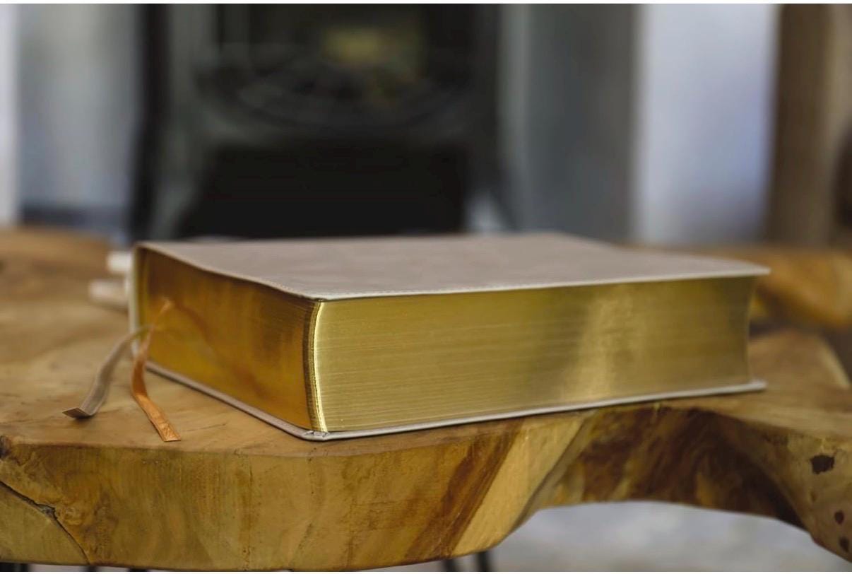 Personalized The Jesus Bible, ESV Edition, Leathersoft, Stone