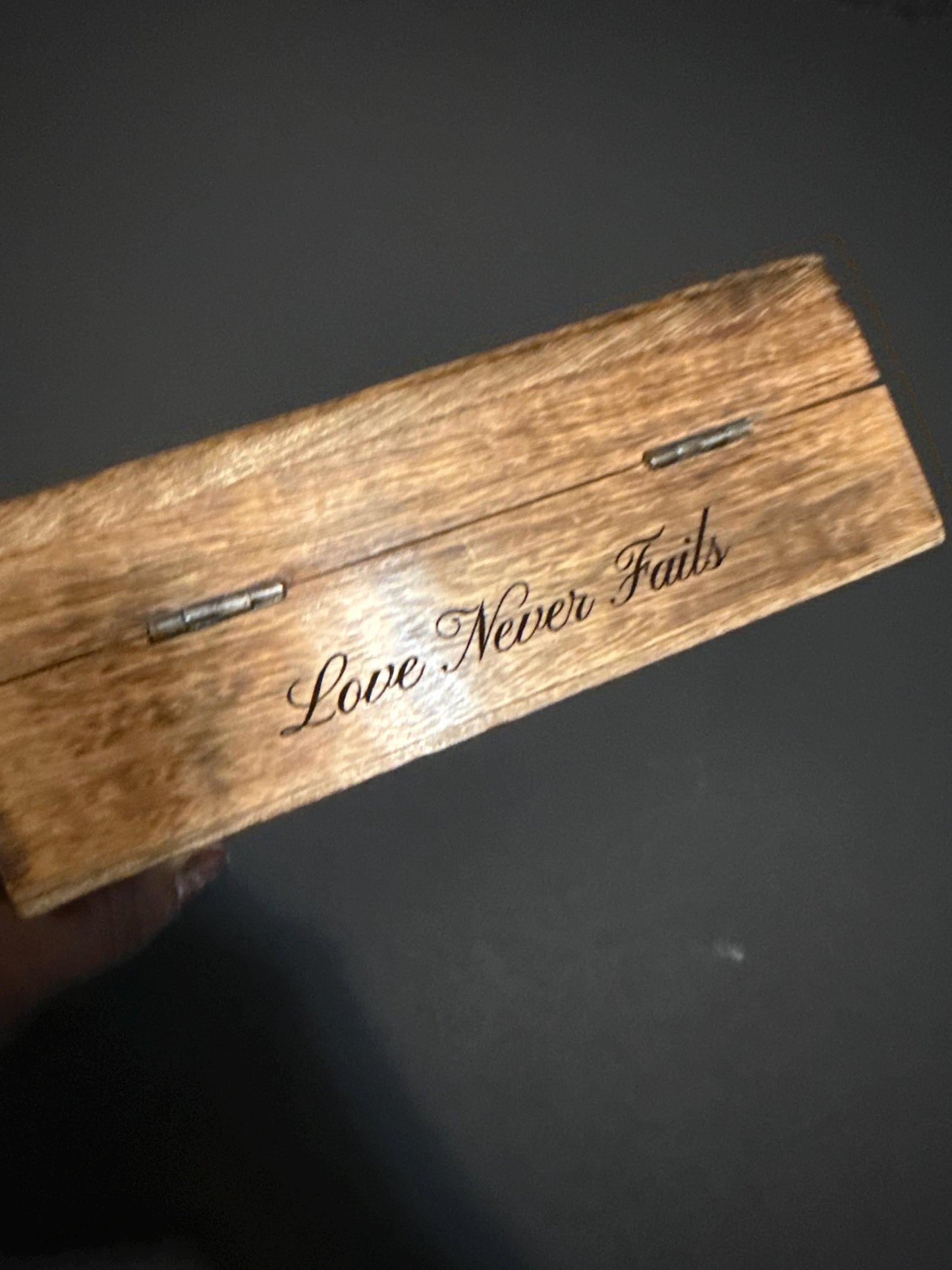 Personalized Wooden Memory storage box