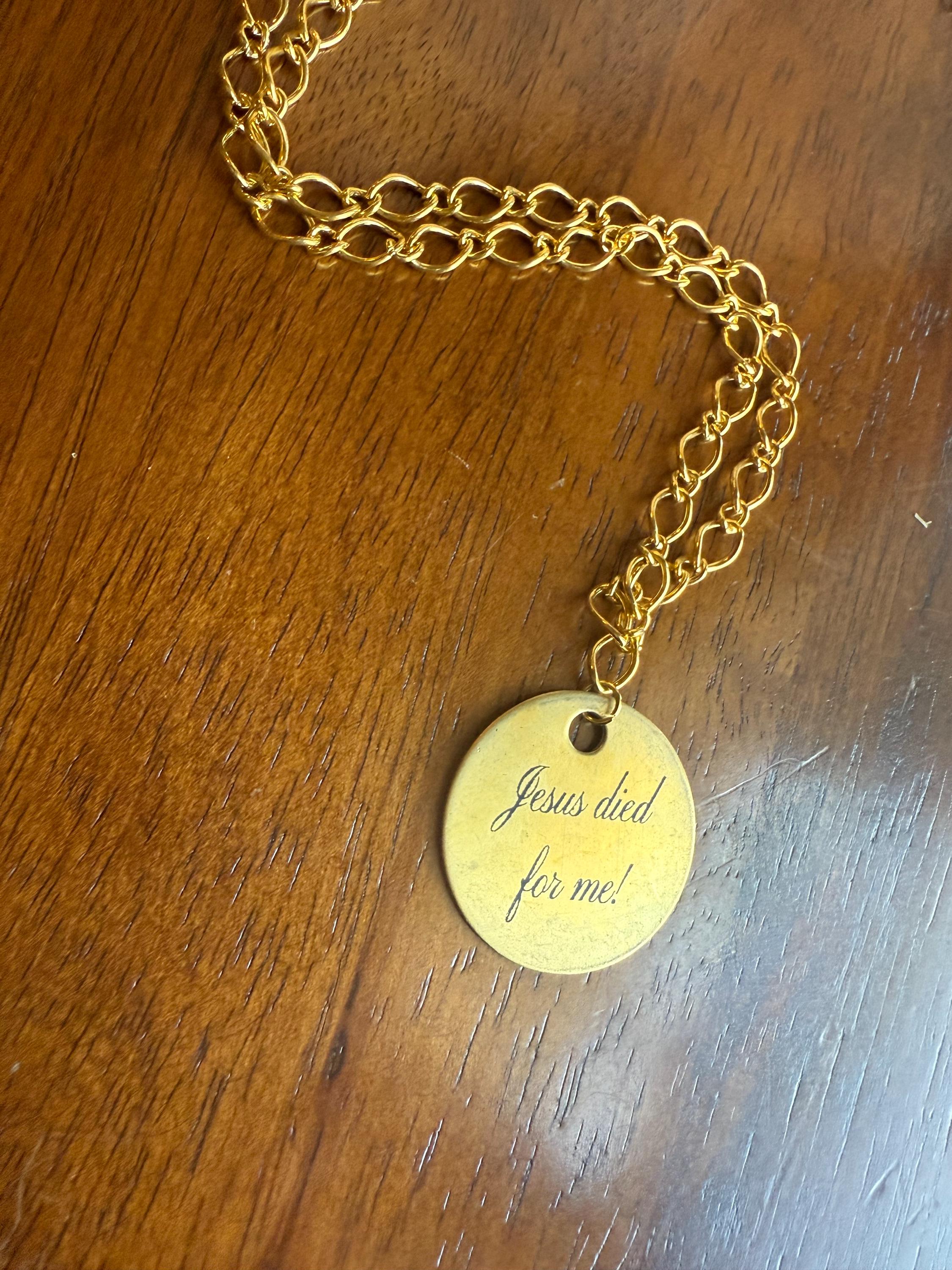 Personalized Round Pendant