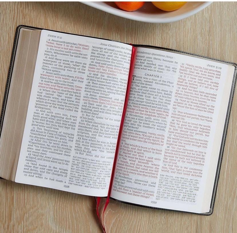 Engraved KJV Holy Bible: Super Giant Print, Burgundy Leathersoft