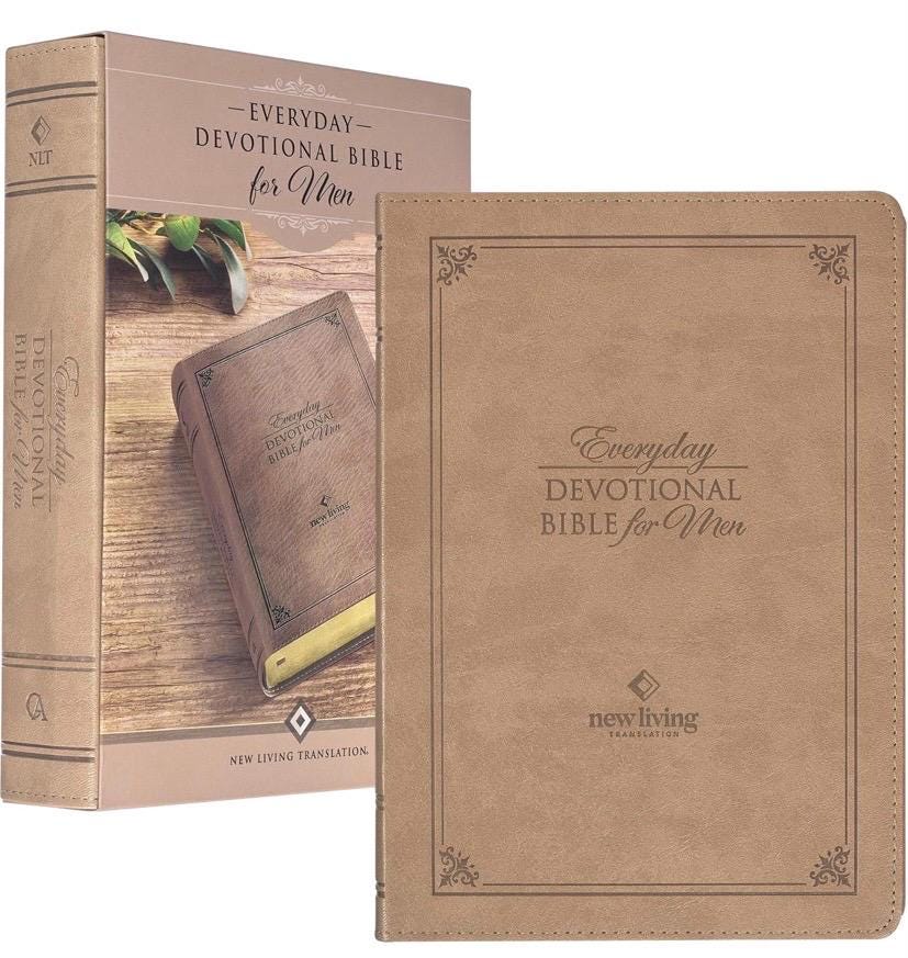 Devotional Bible for Men, Study Bible for Men, Men Bible , Personalized Bible