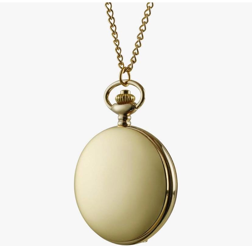 Gold Pocket watch, Groomsman gifts