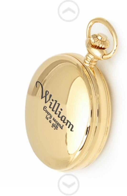 Gold Pocket watch, Groomsman gifts