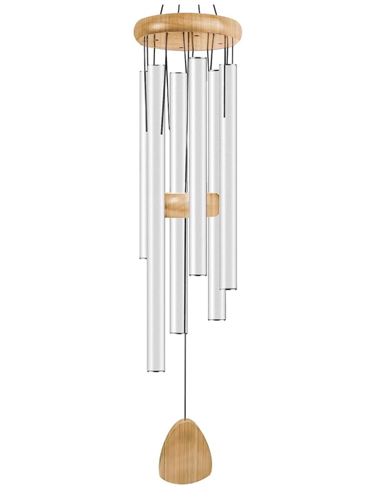 Personalized Windchimes Sympathy/Memorial/Bereavement/Condolence Funeral Gifts for Loss of Mom or Dad, Outdoor Remembrance Gift for Funeral