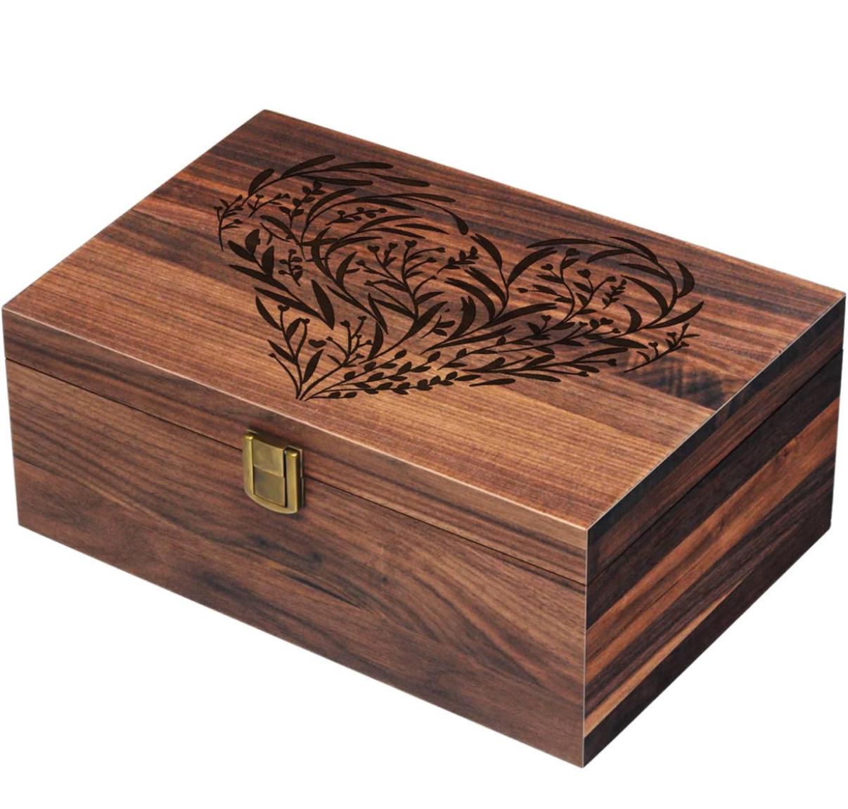 Personalized Wooden Memory storage box