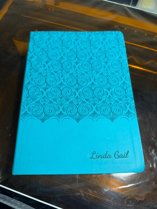 Personalized with Name NIV, Super Giant Print Reference Bible, Leathersoft, Teal, Red Letter, Engraved  Bible, Personalized, Grad gift