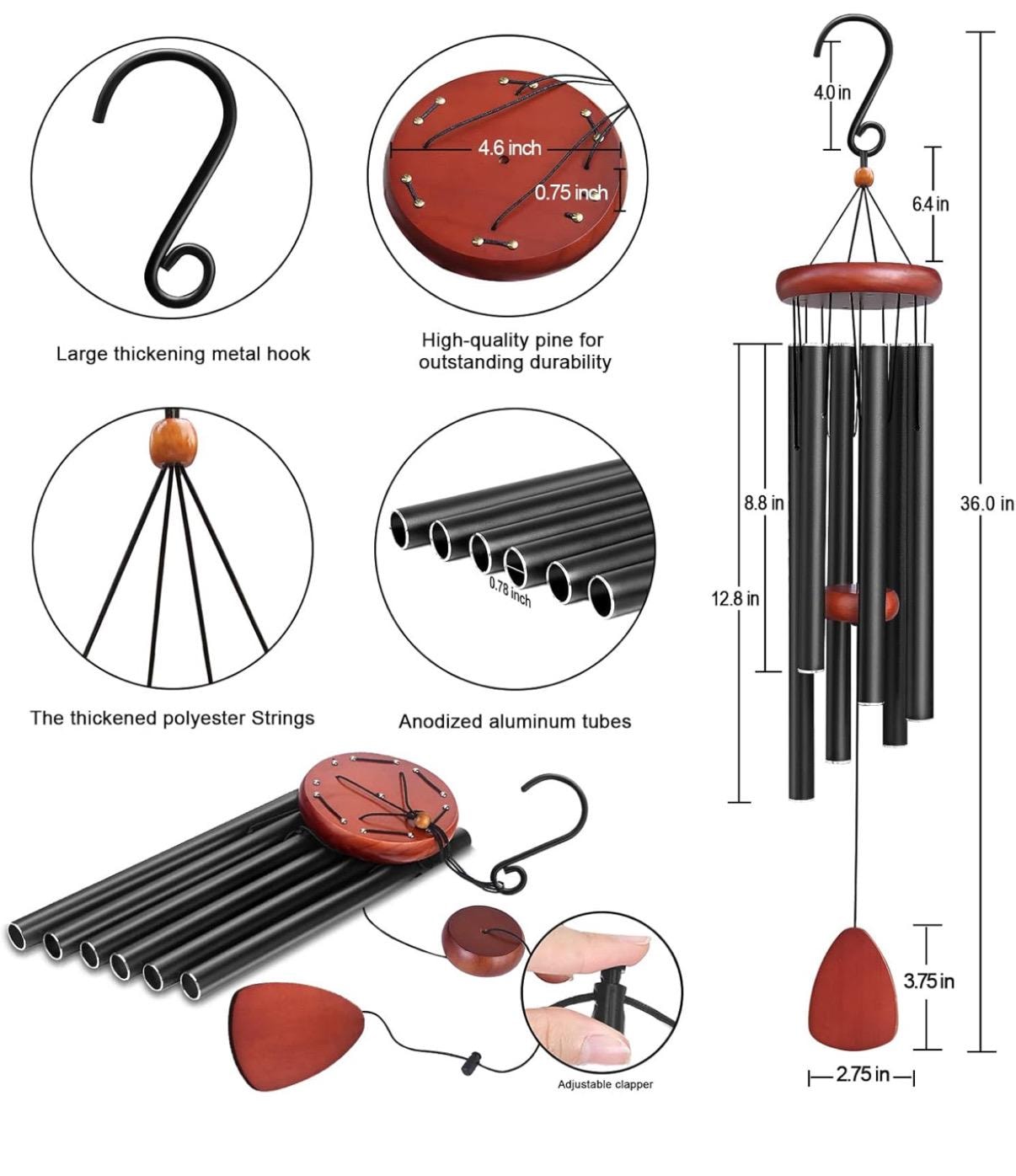 Lost but not forgotten Memorial Windchime