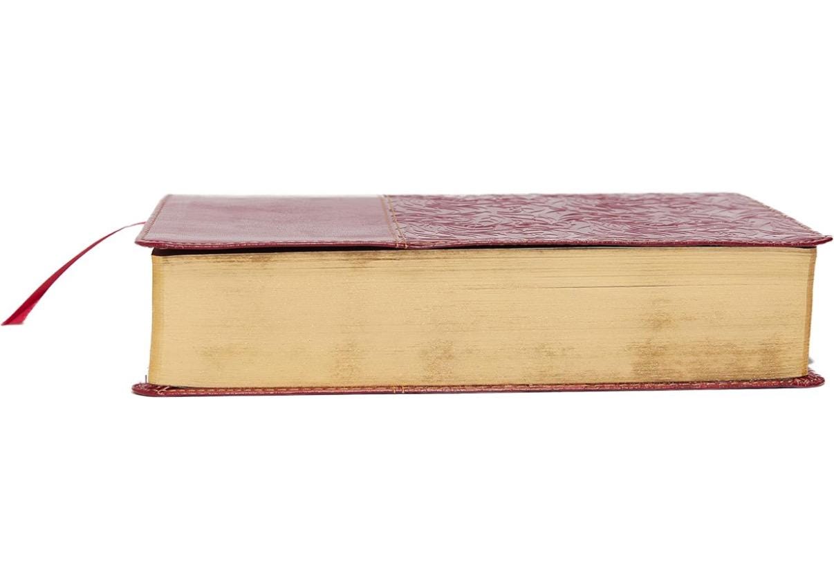 Personalized Bible, NKJV Study Bible, Leathersoft, Red, Full-Color, Comfort Print: The Complete Resource for Studying God’s Word