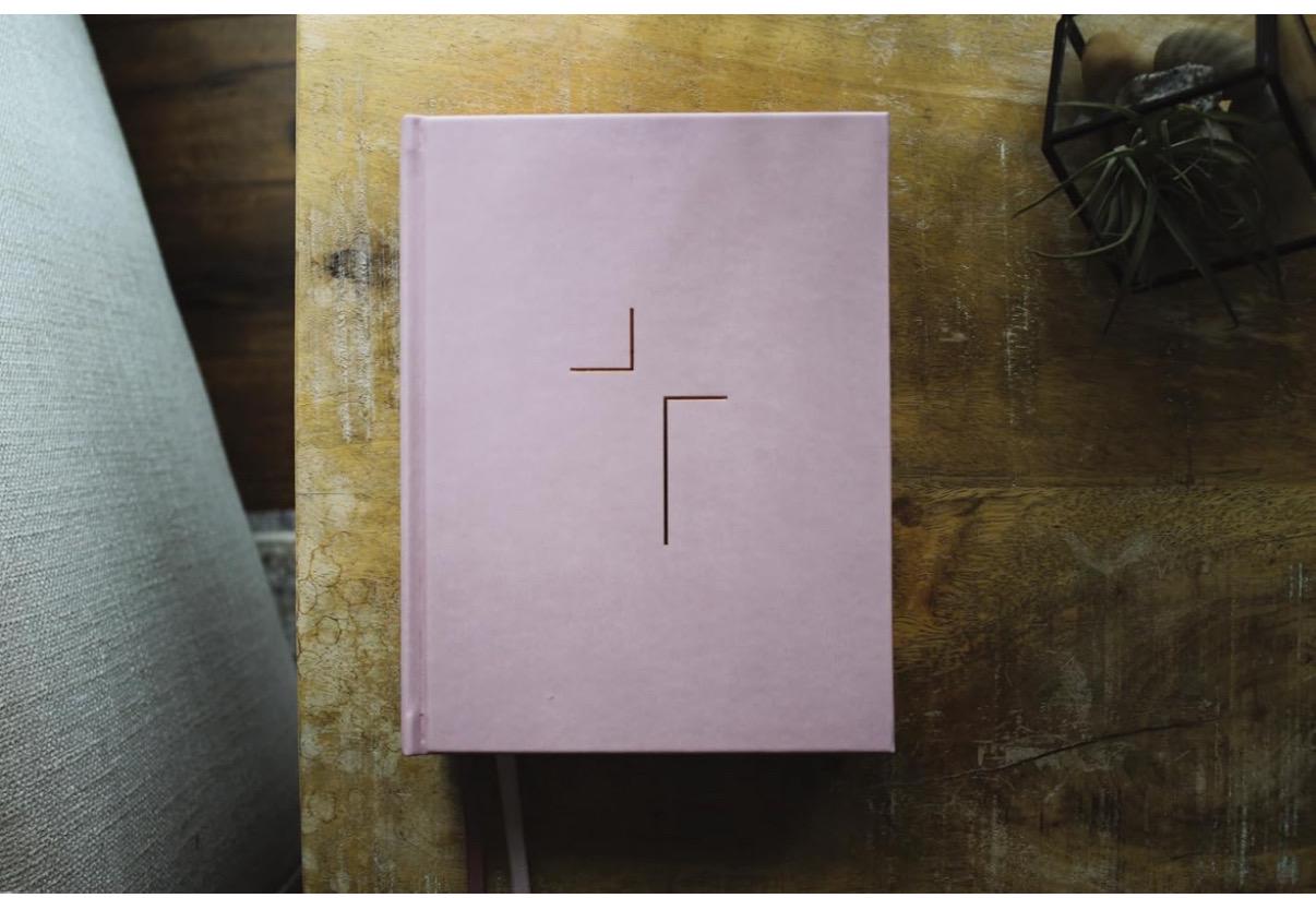 Personalized  ESV Edition, Leathersoft over Board, Pink