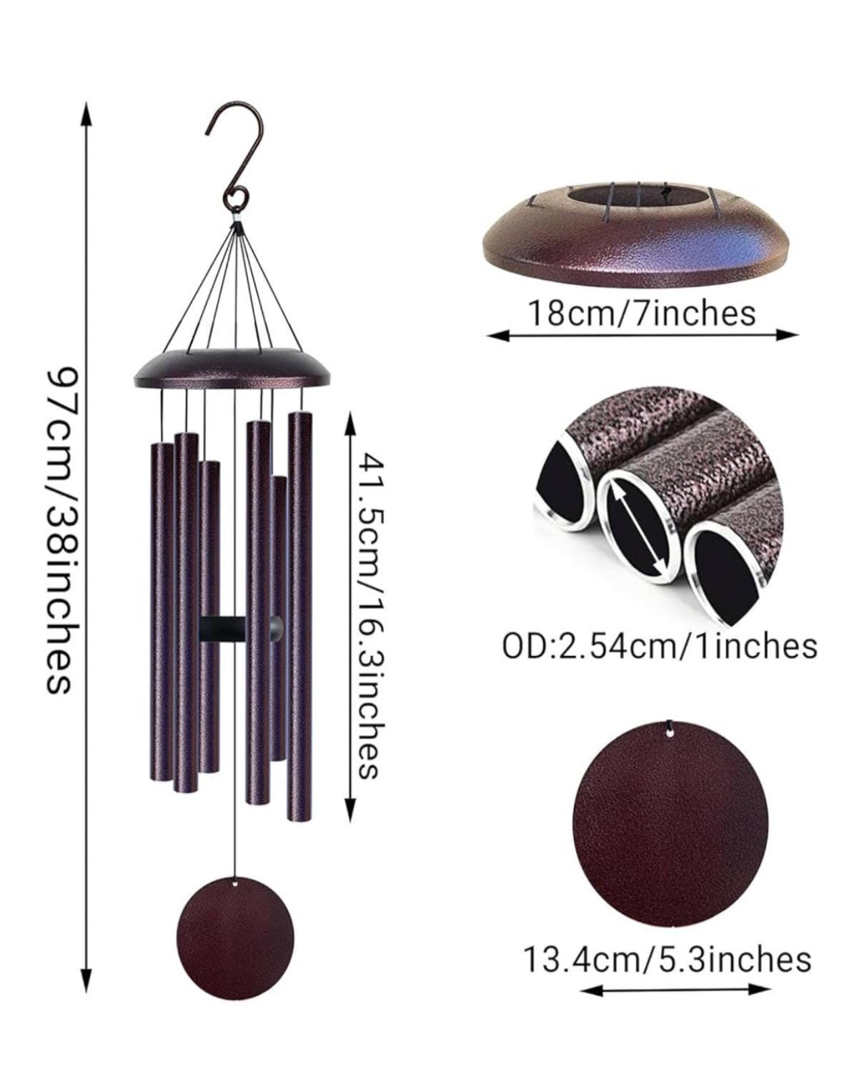 Personalized Windchime, Birthday, Graduation, Wedding