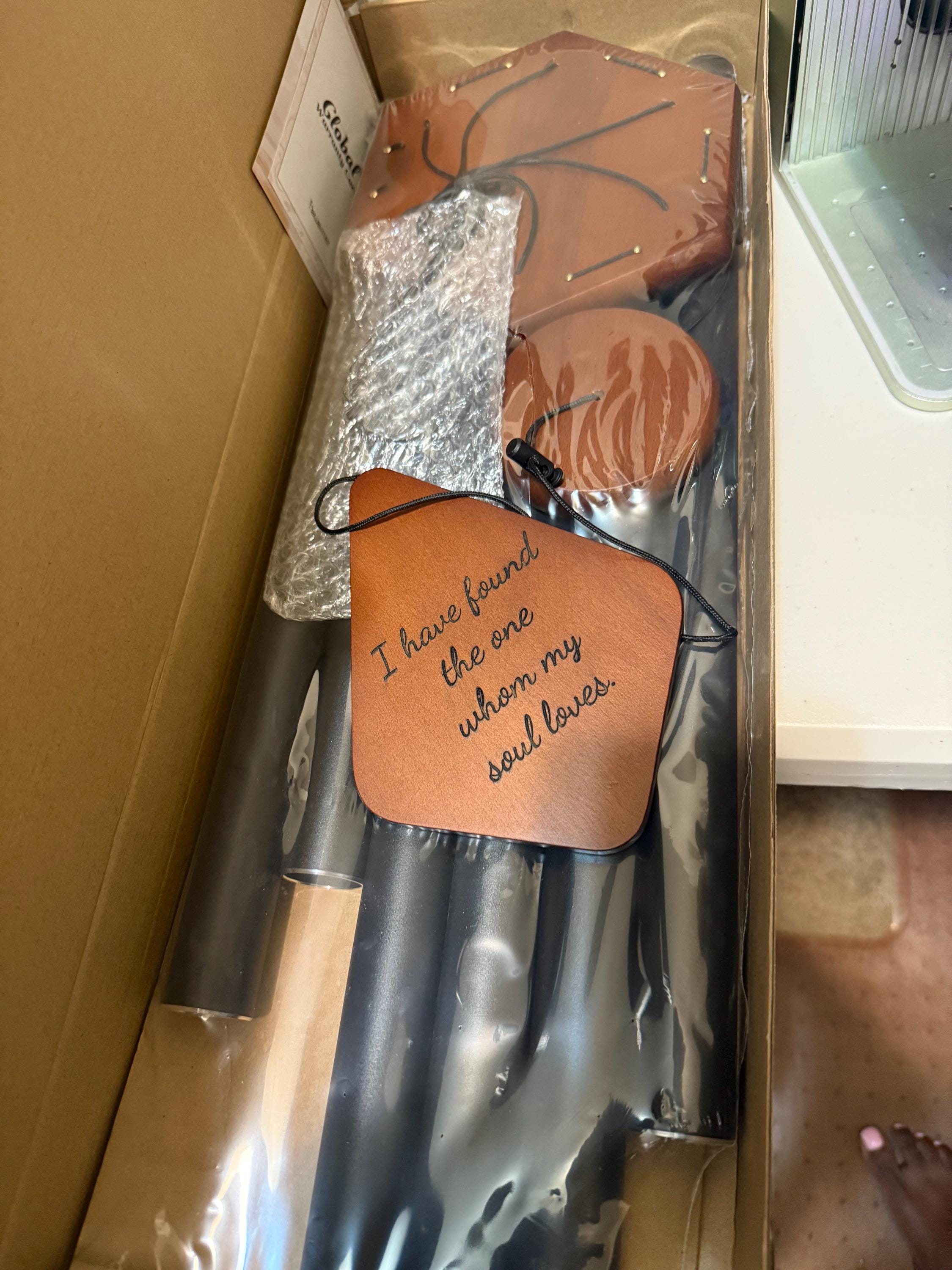 Campanas de viento conmemorativas personalizadas, tono profundo, para exteriores, 44 pulgadas, melodía relajante