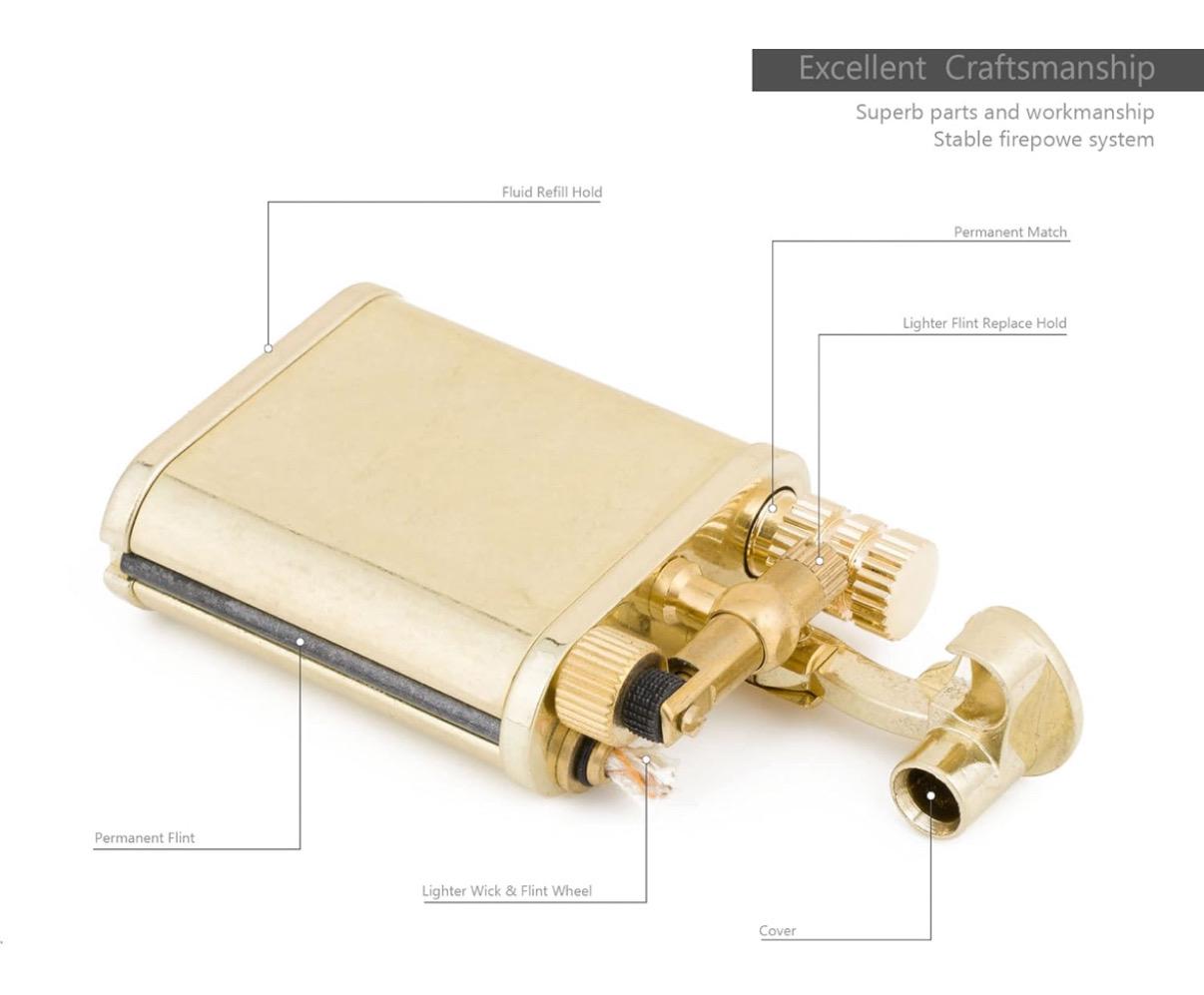 Personalized Gold Lighter, Groomsman gift