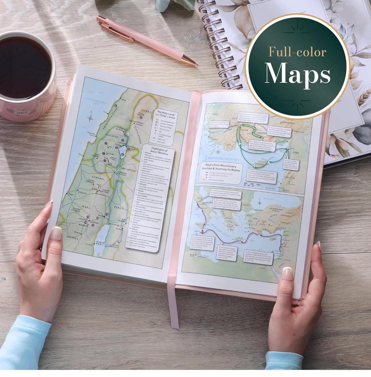 Personalized KJV 14ptBible, Giant Print Full-size Red Letter Edition, Thumb Index Tabs & Ribbon Marker, King James Version, Vegan Leather