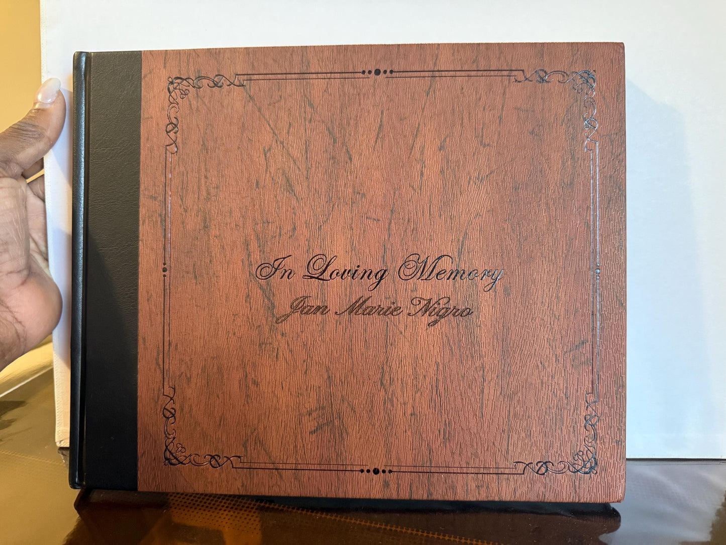 Personalized Funeral Guest Book for Memorial Service,Celebration of Life Guest Book for Funeral, 144 Pages 8x10